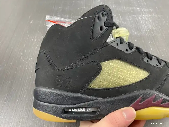 Ma Maniere Air Jordan 5 A Black FD1330-001 x 0408